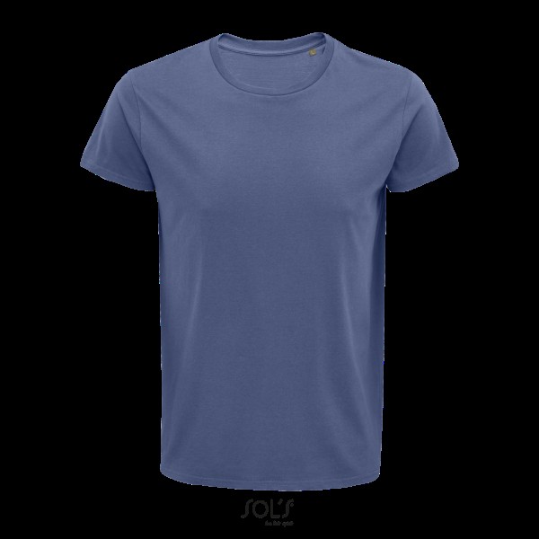 SOL'S CRUSADER MEN - ROUND-NECK FITTED JERSEY T-SHIRT Kék 