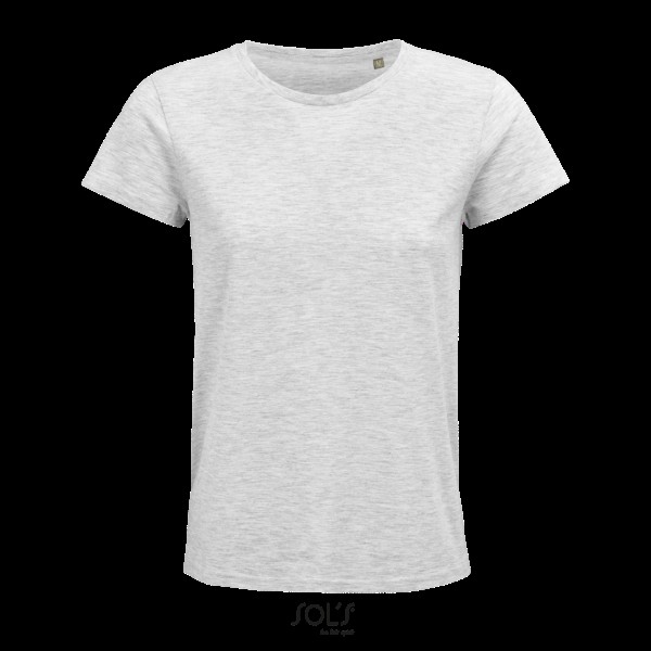 SOL'S CRUSADER WOMEN - ROUND-NECK FITTED JERSEY T-SHIRT Szürke 