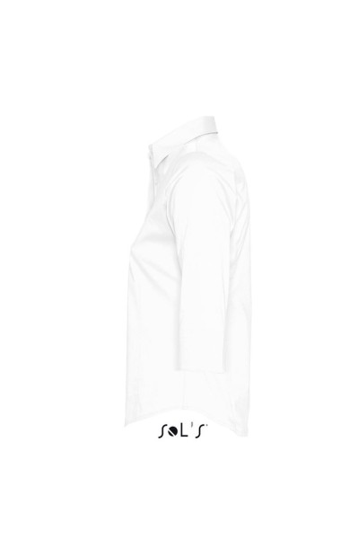 SOL'S EFFECT - 3/4 SLEEVE STRETCH WOMEN'S SHIRT Fehér 