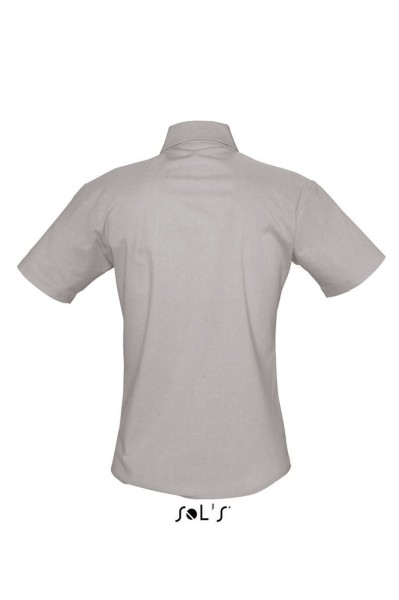 SOL'S ELITE - SHORT SLEEVE OXFORD WOMEN'S SHIRT Szürke 