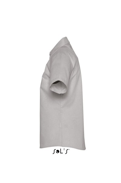SOL'S ELITE - SHORT SLEEVE OXFORD WOMEN'S SHIRT Szürke 