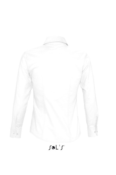 SOL'S EMBASSY - LONG SLEEVE OXFORD WOMEN'S SHIRT Fehér 