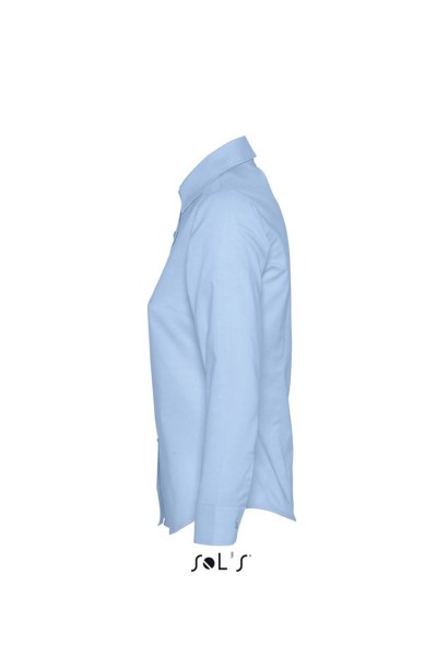 SOL'S EMBASSY - LONG SLEEVE OXFORD WOMEN'S SHIRT Kék 