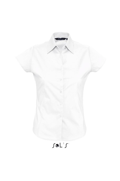 SOL'S EXCESS - SHORT SLEEVE STRETCH WOMEN'S SHIRT Fehér 