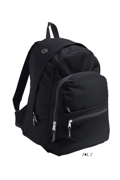 SOL'S EXPRESS - 600D POLYESTER RUCKSACK Fekete 