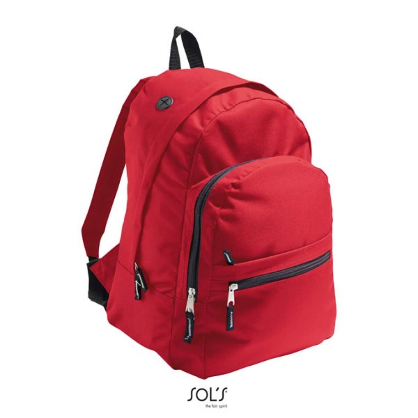 SOL'S EXPRESS - 600D POLYESTER RUCKSACK Piros 