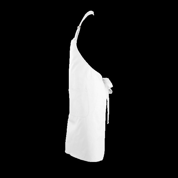 SOL'S GALA - LONG APRON WITH POCKETS Fehér 
