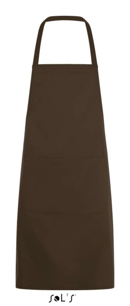 SOL'S GRAMERCY - LONG APRON WITH POCKET Barna 