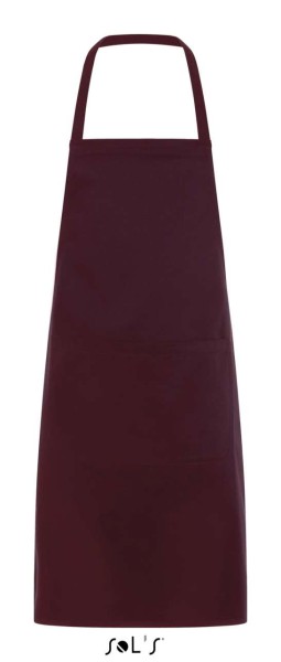 SOL'S GRAMERCY - LONG APRON WITH POCKET Piros 