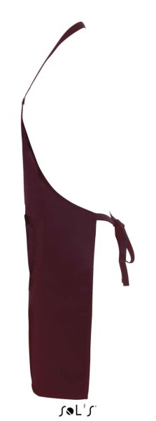 SOL'S GRAMERCY - LONG APRON WITH POCKET Piros 