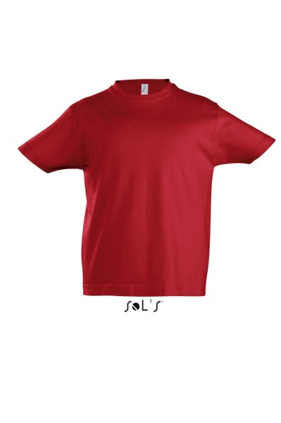 SOL'S IMPERIAL KIDS' - ROUND NECK T-SHIRT Piros 