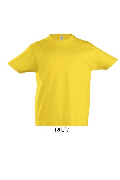 SOL'S IMPERIAL KIDS' - ROUND NECK T-SHIRT Sárga 