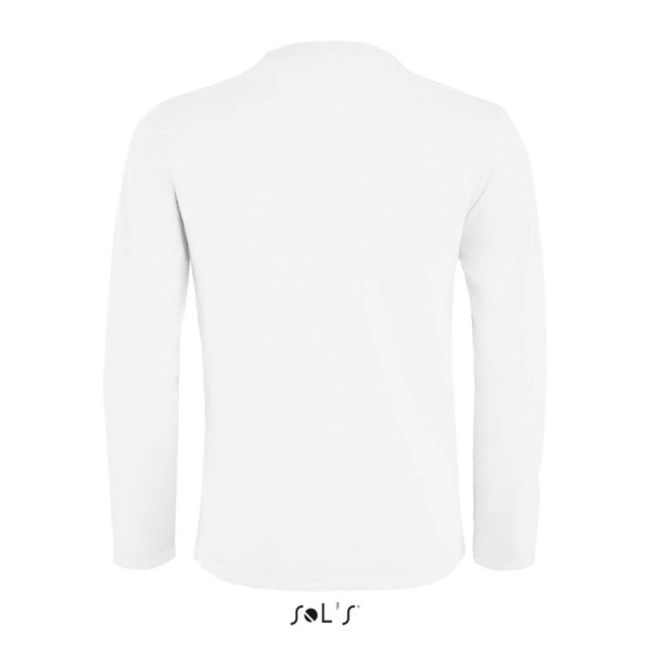 SOL'S IMPERIAL LSL KIDS' - LONG SLEEVE T-SHIRT Fehér 