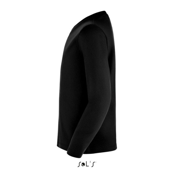 SOL'S IMPERIAL LSL KIDS' - LONG SLEEVE T-SHIRT Fekete 