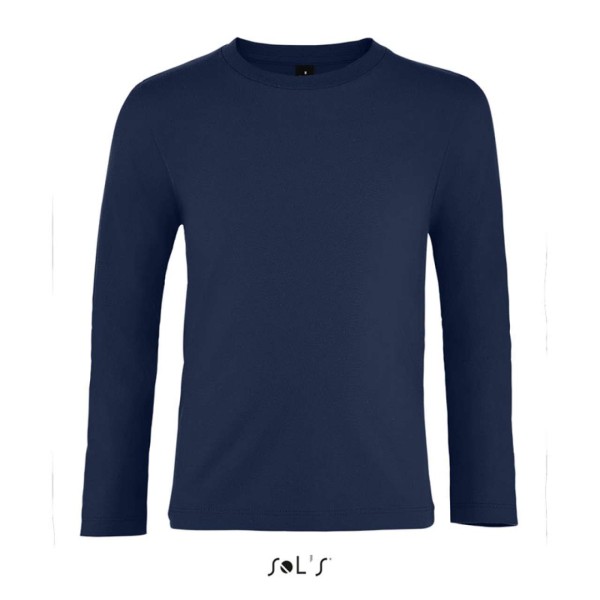 SOL'S IMPERIAL LSL KIDS' - LONG SLEEVE T-SHIRT Kék 