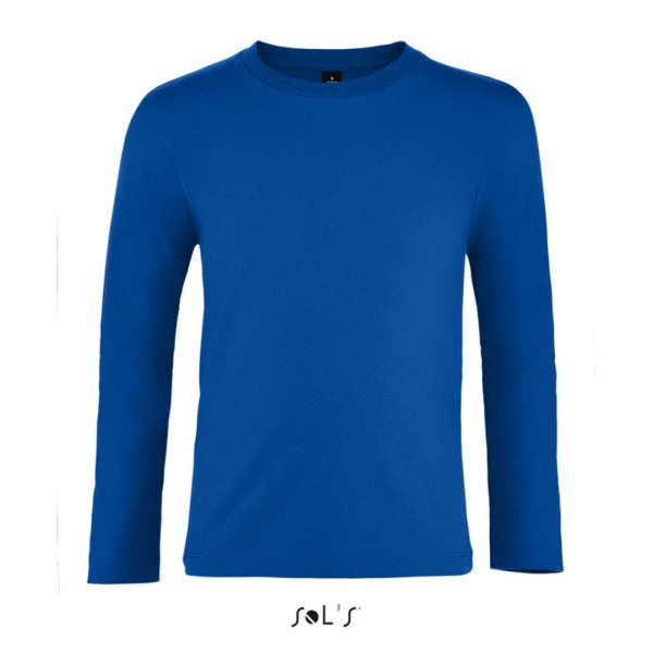 SOL'S IMPERIAL LSL KIDS' - LONG SLEEVE T-SHIRT Kék 