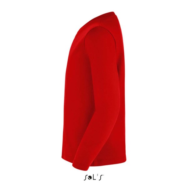 SOL'S IMPERIAL LSL KIDS' - LONG SLEEVE T-SHIRT Piros 