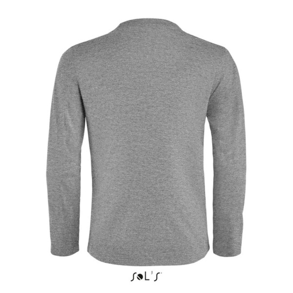 SOL'S IMPERIAL LSL KIDS' - LONG SLEEVE T-SHIRT Szürke 