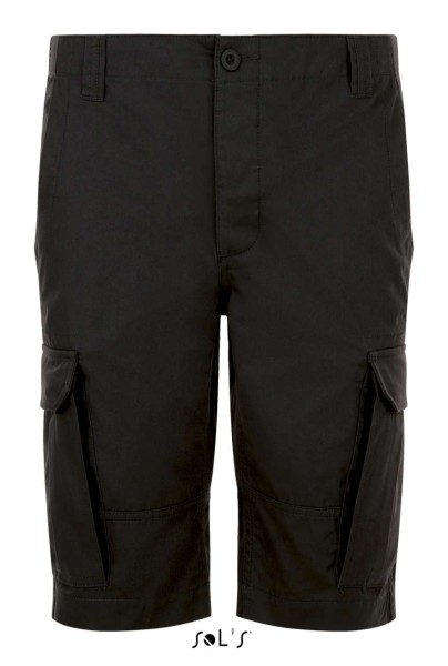 SOL'S JACKSON - MEN'S BERMUDA SHORTS Fekete 