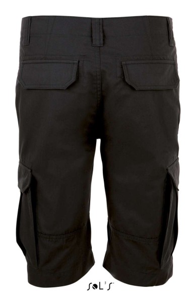 SOL'S JACKSON - MEN'S BERMUDA SHORTS Fekete 
