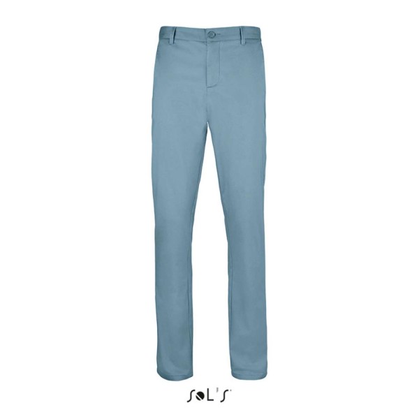 SOL'S JARED MEN - SATIN STRETCH TROUSERS Kék 