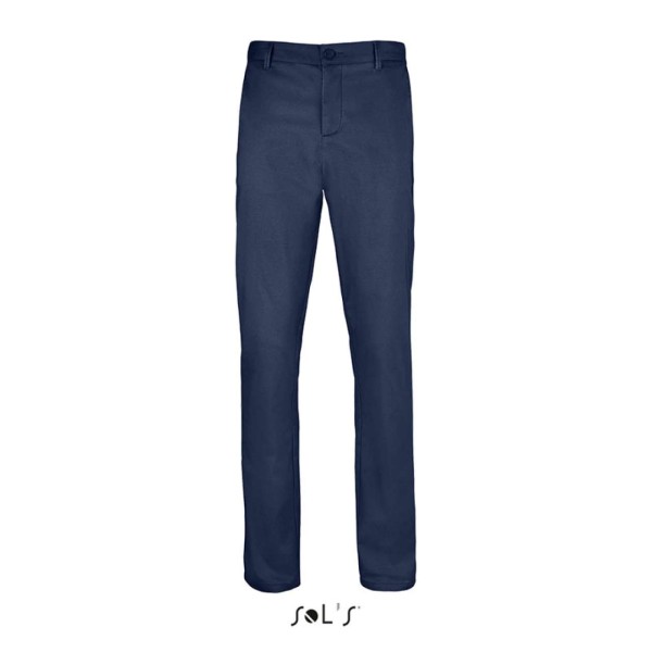 SOL'S JARED MEN - SATIN STRETCH TROUSERS Kék 