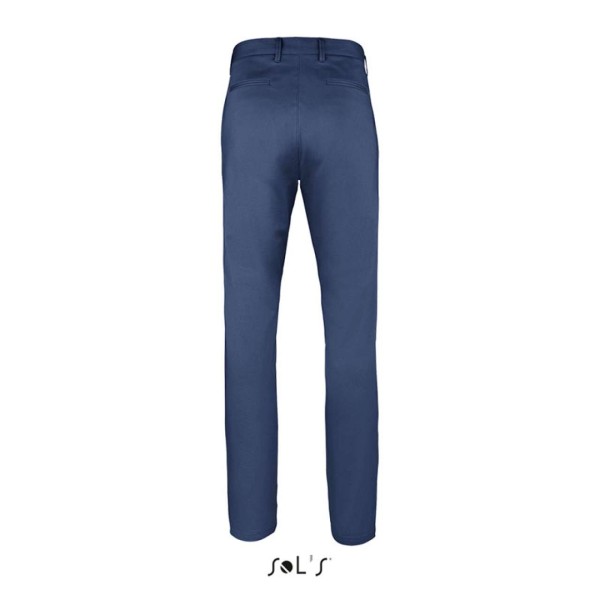 SOL'S JARED MEN - SATIN STRETCH TROUSERS Kék 