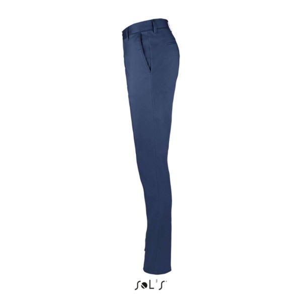 SOL'S JARED WOMEN - SATIN STRETCH TROUSERS Kék 