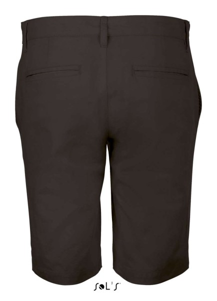 SOL'S JASPER - MEN'S CHINO SHORTS Fekete 