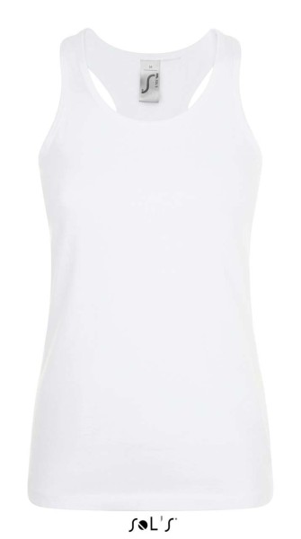 SOL'S JUSTIN WOMEN - RACERBACK TRIKÓ Fehér 