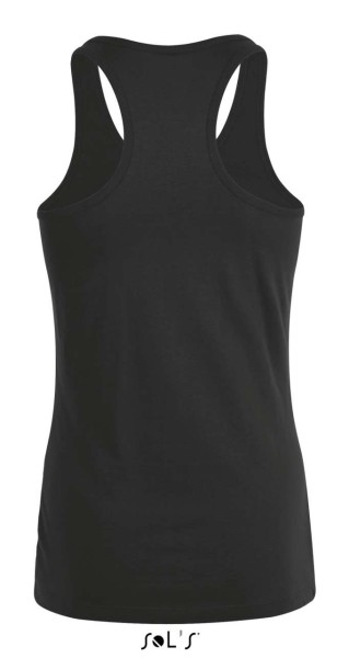 SOL'S JUSTIN WOMEN - RACERBACK TRIKÓ Fekete 