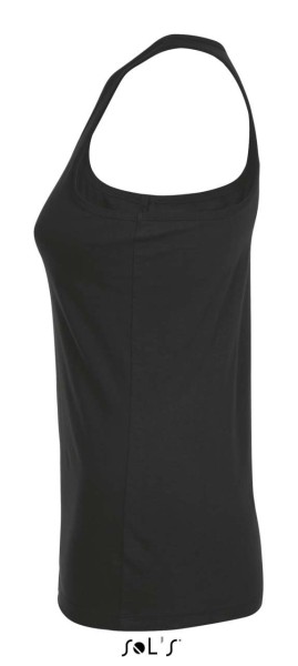 SOL'S JUSTIN WOMEN - RACERBACK TRIKÓ Fekete 