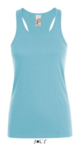 SOL'S JUSTIN WOMEN - RACERBACK TRIKÓ Kék 