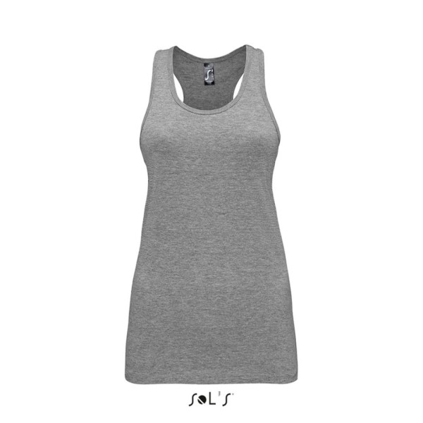 SOL'S JUSTIN WOMEN - RACERBACK TRIKÓ Szürke 