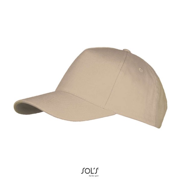 SOL'S LONG BEACH - 5 PANEL CAP Barna 