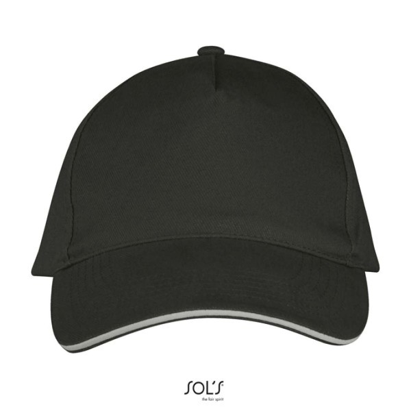 SOL'S LONG BEACH - 5 PANEL CAP Szürke 