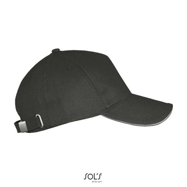 SOL'S LONG BEACH - 5 PANEL CAP Szürke 