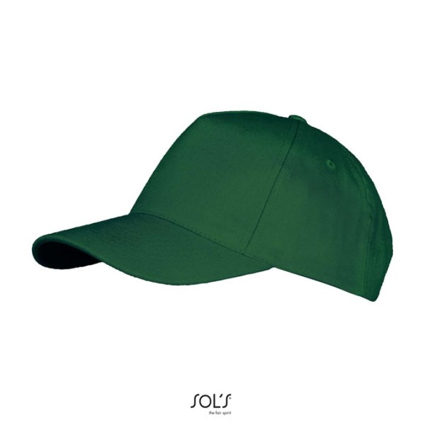 SOL'S LONG BEACH - 5 PANEL CAP Zöld 