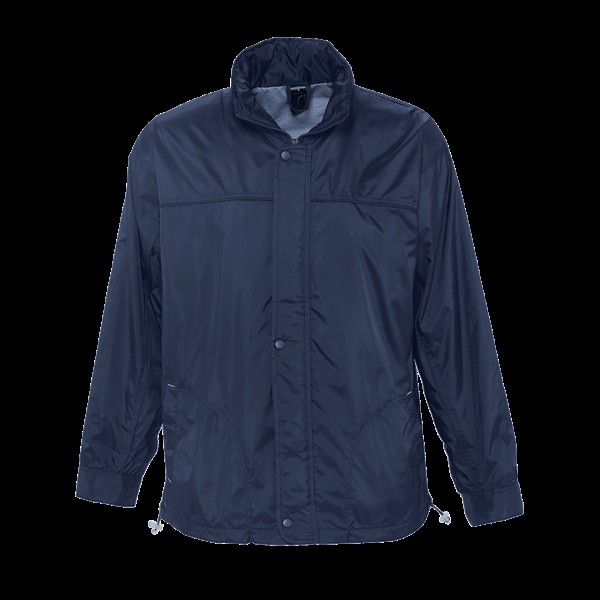 SOL'S MISTRAL - JERSEY-LINED WATER REPELLENT WINDBREAKER Kék 