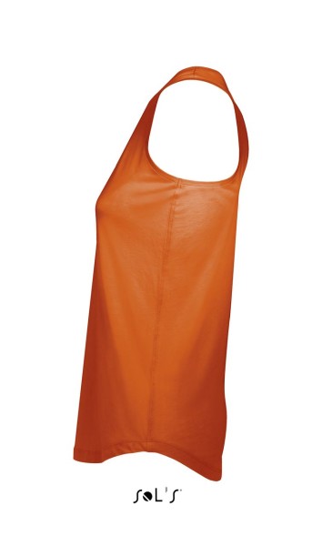 SOL'S MOKA - NŐI RACERBACK TRIKÓ Narancssárga 