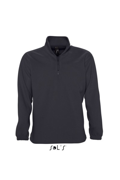 SOL'S NESS - FLEECE 1/4 ZIP SWEATSHIRT Szürke 