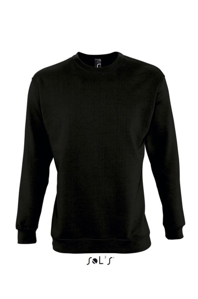 SOL'S NEW SUPREME - UNISEX SWEATSHIRT Fekete 