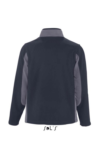SOL'S NORDIC - MEN’S TWO-COLOUR ZIPPED FLEECE JACKET Kék 