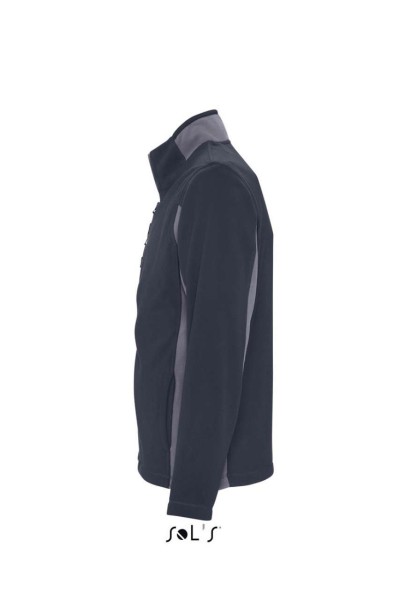SOL'S NORDIC - MEN’S TWO-COLOUR ZIPPED FLEECE JACKET Kék 