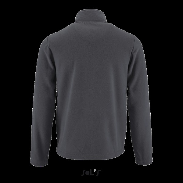 SOL'S NORMAN MEN - PLAIN FLEECE JACKET Szürke 