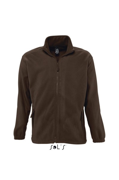 SOL'S NORTH MEN - ZIPPED FLEECE JACKET Barna 