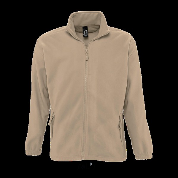 SOL'S NORTH MEN - ZIPPED FLEECE JACKET Barna 