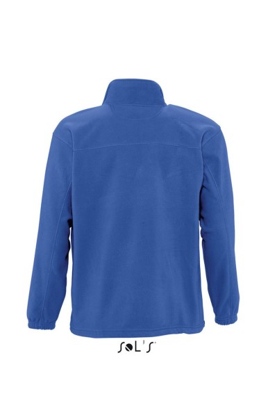 SOL'S NORTH MEN - ZIPPED FLEECE JACKET Kék 