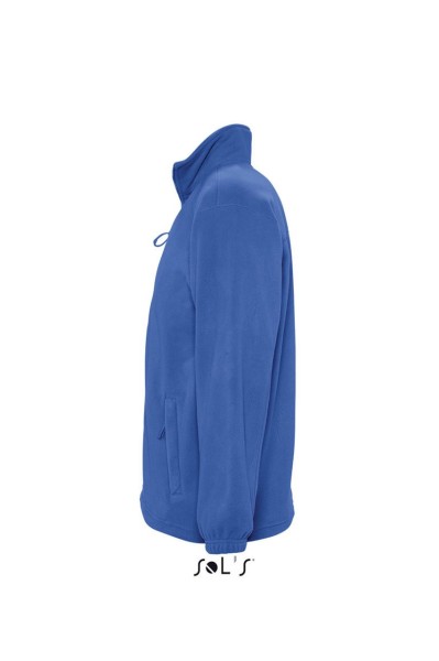 SOL'S NORTH MEN - ZIPPED FLEECE JACKET Kék 
