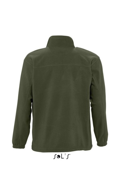 SOL'S NORTH MEN - ZIPPED FLEECE JACKET Zöld 